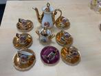 Verguld 8 delig koffieservies bavaria, Antiek en Kunst, Antiek | Servies compleet, Ophalen