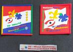 scouting jamboree 1995 deelnemers en souvenirbadge, Ophalen of Verzenden, Embleem, Speld of Insigne