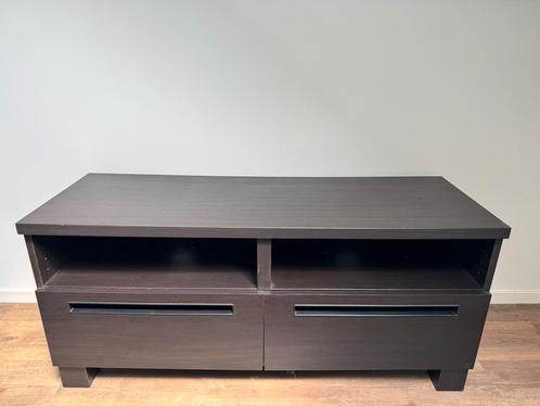 Tv meubel Besta zwartbruin - gratis!, Huis en Inrichting, Kasten | Televisiemeubels, Gebruikt, Minder dan 100 cm, 100 tot 150 cm