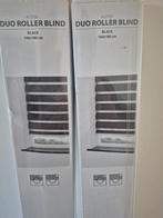 2 x rolgordijnen duo zwart 140 breed 180 hoog, Huis en Inrichting, Stoffering | Gordijnen en Lamellen, Ophalen, 100 tot 150 cm