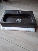 Antraciet natuursteen fontein toilet, Doe-het-zelf en Verbouw, Sanitair, Ophalen, Gebruikt, Steen, Toilet