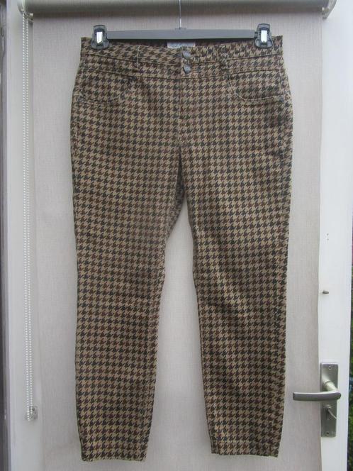 Broek RED BUTTON mt 42   Pied de Poule bruin/zwart, Kleding | Dames, Broeken en Pantalons, Nieuw, Maat 42/44 (L), Bruin, Lang