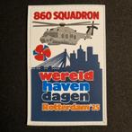 MLD 860 Squadron Wereld Haven Dagen Patch, Ophalen of Verzenden, Luchtmacht, Nederland, Embleem of Badge