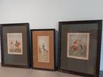 3x Britse Jachttaferelen Prenten mogelijk Basil Nightingale, Ophalen of Verzenden