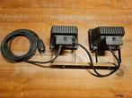 Dubbele bouwlamp 500 Watt, geschakeld, Ophalen of Verzenden, Zo goed als nieuw, 500 watt of meer, Lamp