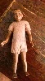 Heidi ott miniaturen donker popje 10 cm, Ophalen of Verzenden, Nieuw, Poppenhuis