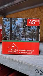 Nieuw! Sterrengordijn 45 led, Diversen, Kerst, Ophalen of Verzenden, Nieuw