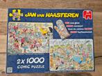 Jan van Haasteren 2x1000 - Zeebanket & Taarten Toernooi, Hobby en Vrije tijd, Denksport en Puzzels, Ophalen, 500 t/m 1500 stukjes