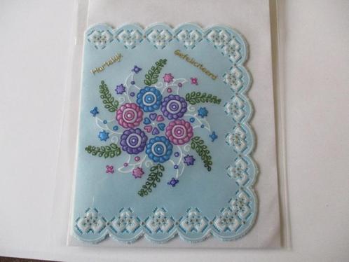 nr 33 pergamano mandala felicitatie kaart, Hobby en Vrije tijd, Kaarten | Zelfgemaakt, Nieuw, Overige thema's, Ophalen of Verzenden