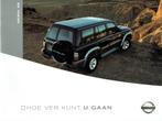 Folder Nissan Patrol GR (2002), Verzenden, Zo goed als nieuw, Nissan