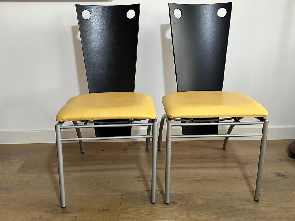 Design Stoelen Set - Memphis Stijl - Jaren 80/90, Ophalen
