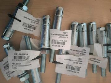 Keilbouten M10x100x50 nieuw beschikbaar voor biedingen