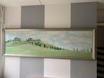 Ingelijst schilderij Toscaans landschap 180x60, Ophalen