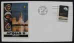 Ruimtevaart : Apollo 11 - FDC folio-print, Verzamelen, Verzenden, Nieuw, Kaart, Foto of Prent
