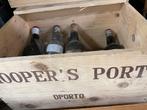 4x Vintage Cooper's Port in Houten kist 1954, Gebruikt, Ophalen of Verzenden, Vol, Overige gebieden