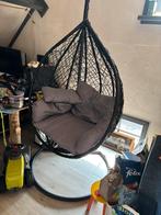 Hangstoel swing met standaard, Huis en Inrichting, Ophalen, Gebruikt, Zwart, Eén