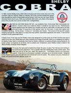 Folder Shelby Cobra (ca.2002), Boeken, Auto's | Folders en Tijdschriften, Verzenden, Zo goed als nieuw, Overige merken