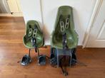 Bobike One Maxi Achterzitje & Mini Voorzitje - Olive Green, Achterzitje, Voetsteuntjes, 9 t/m 18 kg, Ophalen of Verzenden