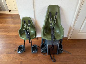 Bobike One Maxi Achterzitje & Mini Voorzitje - Olive Green beschikbaar voor biedingen