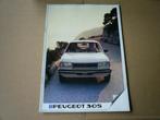 Peugeot 305 1983 24 pag., Verzenden, Zo goed als nieuw, Peugeot