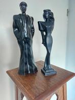 Vintage beelden Set ca 35 en 30 cm hoog, Ophalen of Verzenden