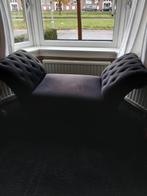 zwarte bijzetbankje, Huis en Inrichting, Ophalen, Gebruikt, Eenpersoons, Minder dan 75 cm