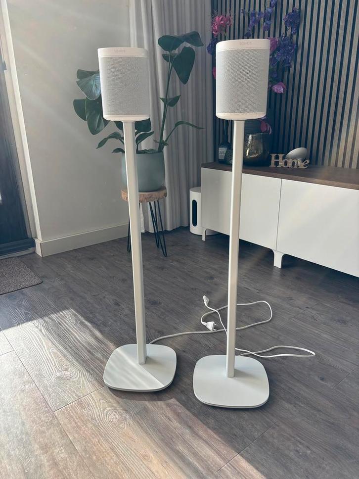 Sonos One speakerstands (2x) Wit, Muziek en Instrumenten, Standaards, Zo goed als nieuw, Ophalen