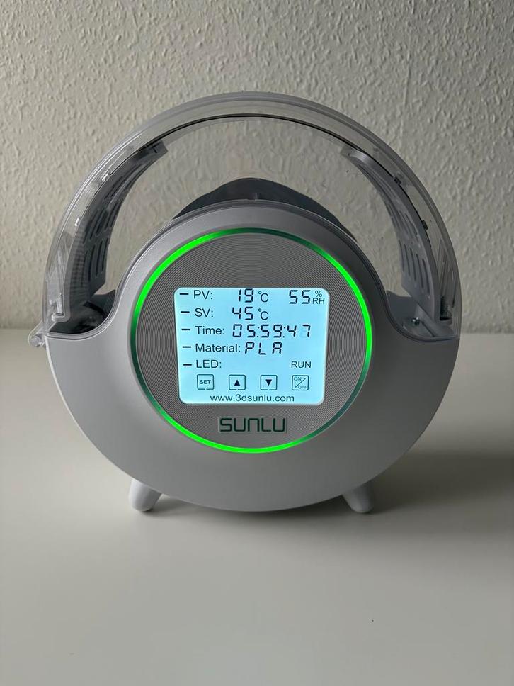 Sunlu S2 Filamentdroger - Houd je filament droog!, Computers en Software, 3D-printerbenodigheden, Zo goed als nieuw, Ophalen of Verzenden