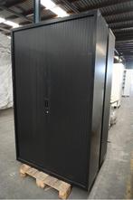 Zwarte archiefkast, kantoorkast roldeurkast dossierkast, Niet ingevuld, Gebruikt, 100 tot 150 cm, Niet ingevuld