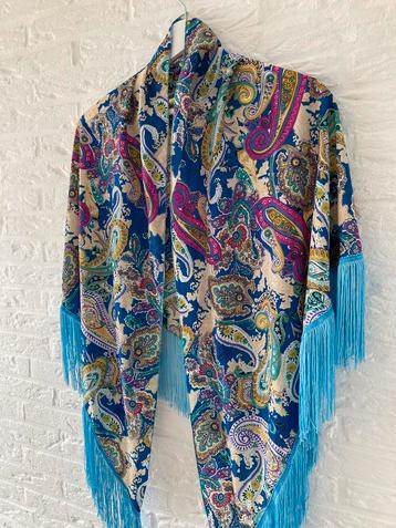 Prachtige STOLA sjaal met Paisley Print ‘Maxima look’ beschikbaar voor biedingen