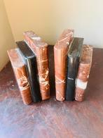 Twee prachtige marmeren boekensteunen, Ophalen