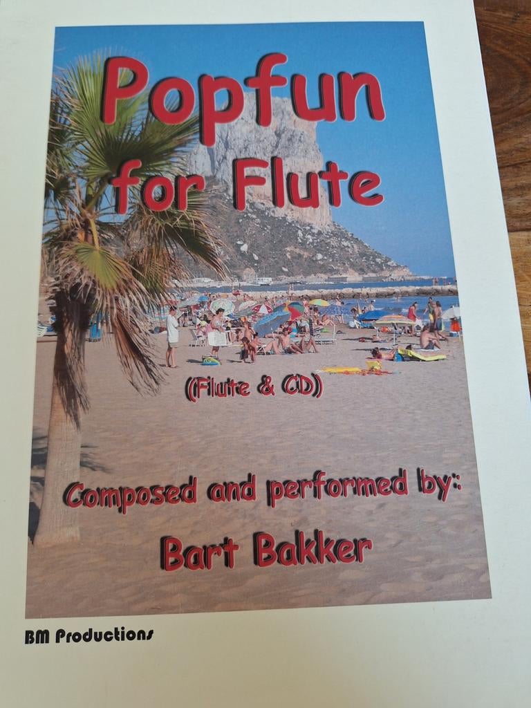 Popfun for Flute - Bart Bakker, Ophalen of Verzenden, Zo goed als nieuw, Les of Cursus