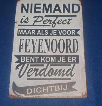 Feyenoord Wandbord - Mancave, Bar, Garage beschikbaar voor biedingen