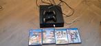 PS4 met 2 controllers + 4 games, Ophalen of Verzenden, Gebruikt, Met 2 controllers, Met games