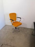 Vintage Fana bureaustoel gispen stijl nieuw Geel ribstof, Bureaustoel, Ophalen