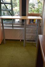 ### Keukenbar met metalen rekken | 120 x 90 x 40 cm, Huis en Inrichting, Ophalen, Zo goed als nieuw, Nvt, Nvt