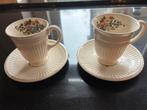 2 Wedgewood Conway koffiekoppen, Huis en Inrichting, Keuken | Servies, Ophalen of Verzenden, Zo goed als nieuw, Wedgwood, Kop(pen) en/of Schotel(s)