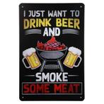 BBQ decoratie - Barbeceu bord- Mancave - Wandbord, Cave & Garden, Verzenden, Nieuw, Kouwe Hoek 1B, Waddinxveen