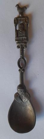 Huwelijkslepel -  tin, Antiek en Kunst, Antiek | Bestek, Verzenden