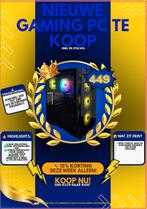 NIEUWE GAMING PC, Computers en Software, Desktop Pc's, Ophalen of Verzenden, Nieuw, Gaming, SSD
