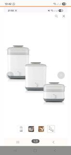 Elektrische stoomsterilisator met droogfunctie, Ophalen, Zo goed als nieuw, Sterilisator