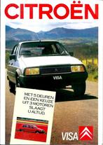 Folder Citroen Visa 1987, Boeken, Ophalen of Verzenden, Gelezen, Citroën