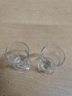 Glaasjes op voet 2 stuks, Verzamelen, Glas en Borrelglaasjes, Ophalen of Verzenden, 'T Olde Gre-j, Info@toldegrej.nl, Endepoelstraat 20f Didam