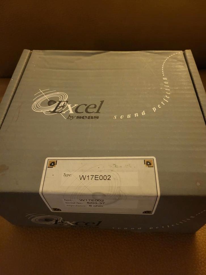 Nieuw in doos SEAS Excel W17E002 Luidspreker, Audio, Tv en Foto, Luidsprekers, Nieuw, Ophalen of Verzenden