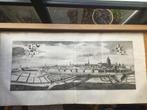 Zeeland, Zierikzee, Groot Stadsaanzicht, antieke prent ,1698, Antiek en Kunst, Verzenden