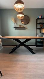 Eettafel, Huis en Inrichting, 200 cm of meer, Ophalen of Verzenden, Zo goed als nieuw, 25 tot 50 cm