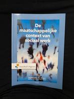 De maatschappelijke context van sociaal werk, Boeken, Ophalen of Verzenden, Galina van der Weert, Zo goed als nieuw