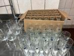 45 stuks Bavaria bierglazen 25 cl. + 6 stuks wijnglazen, Ophalen, Glas of Glazen, Gebruikt, Glas