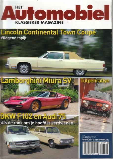 Automobiel 7 2010 : Simca Matra MS670 - DKW F102 en Audi 75, Boeken, Auto's | Folders en Tijdschriften, Gelezen, Algemeen, Ophalen of Verzenden