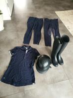 Set paardrijkleding, Dieren en Toebehoren, Paardrijkleding, Ophalen of Verzenden, Zo goed als nieuw, Cap